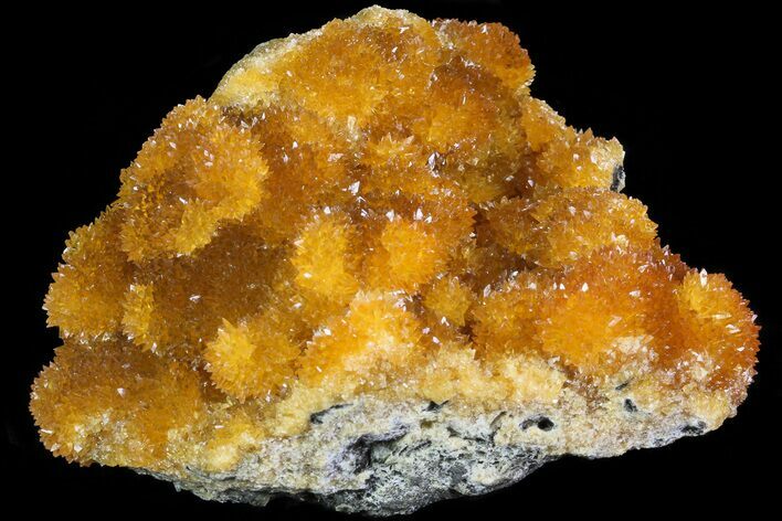 Intense Orange Calcite Crystals - Poland #80228